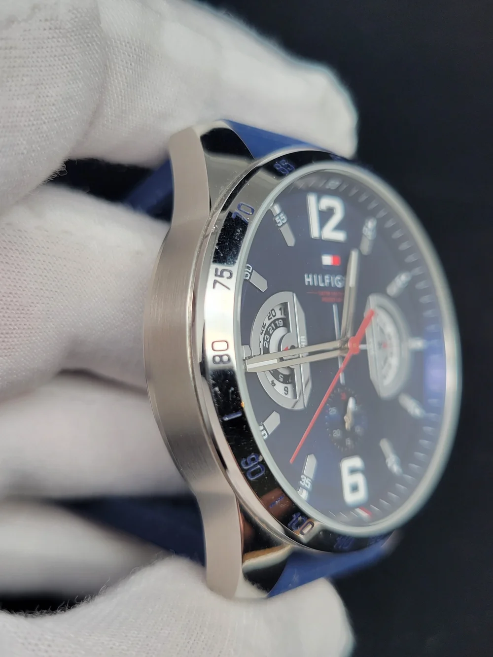 Tommy Hilfiger Blue Multifunction Men's Watch | Tachymeter Bezel | 50M WR